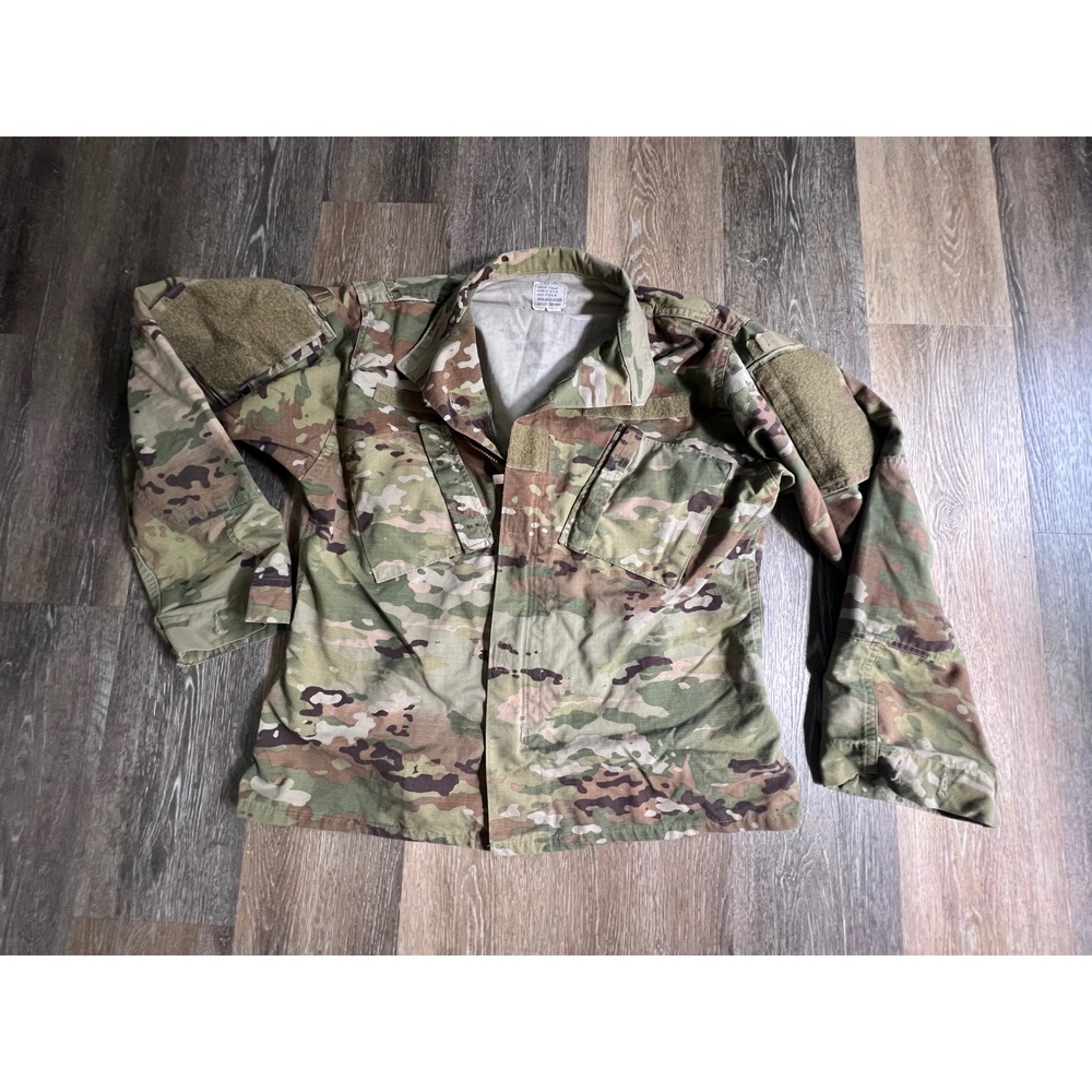 Military Combat Uniform Coat Mens M Regular OCP Multicam Tactical Ripstop Jacket